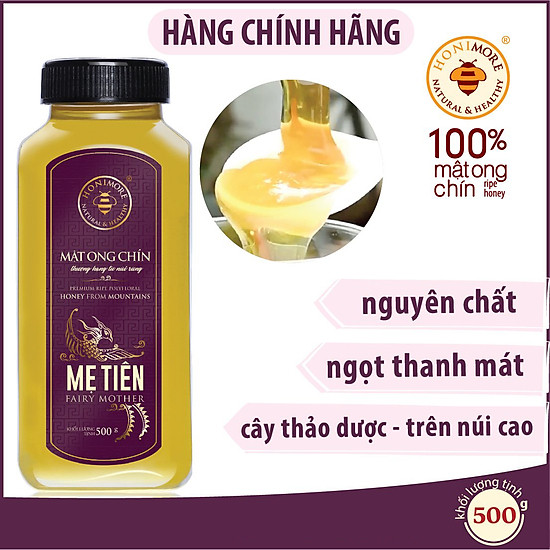 Combo mật ong rừng nguyên chất thượng hạng honimore cha rồng - mẹ tiên 1kg - ảnh sản phẩm 2