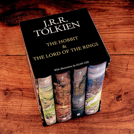 The hobbit & the lord of the rings boxed set hardcover illustrated - ảnh sản phẩm 5