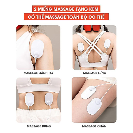 Máy massage cổ vai gáy ajido aj-n68 12 đầu mát xa - ảnh sản phẩm 7