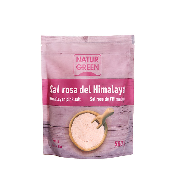 Muối hồng himalaya naturgreen dạng hạt 500g - ảnh sản phẩm 1