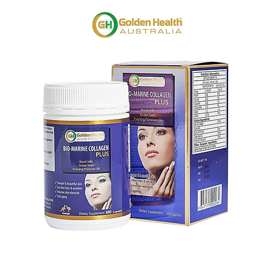 Viên uống hỗ trợ làm đẹp da golden health bio collagen - ảnh sản phẩm 2