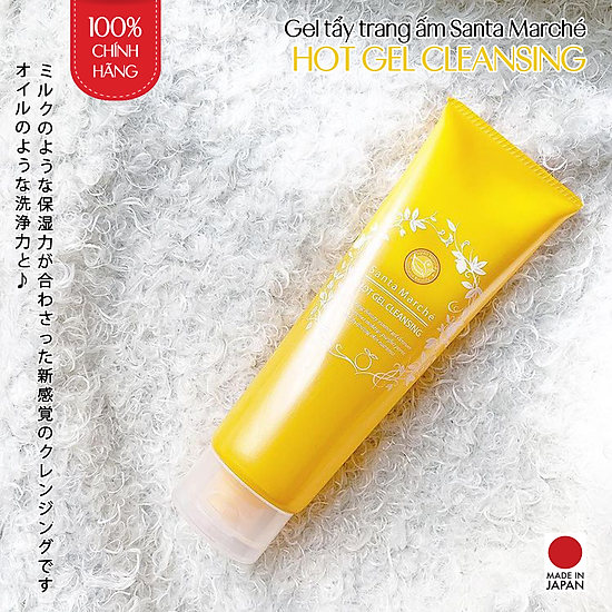 Gel tẩy trang nóng nhật bản santa marché hot gel cleansing, tạo độ ấm mát - ảnh sản phẩm 5