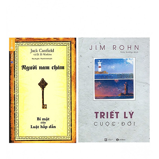 Combo Bộ Sách Jim Rohn - Triết Lý Cuộc Đời (Tái Bản) + Người Nam Châm - Bí Mật Của Luật Hấp Dẫn (Tái Bản)