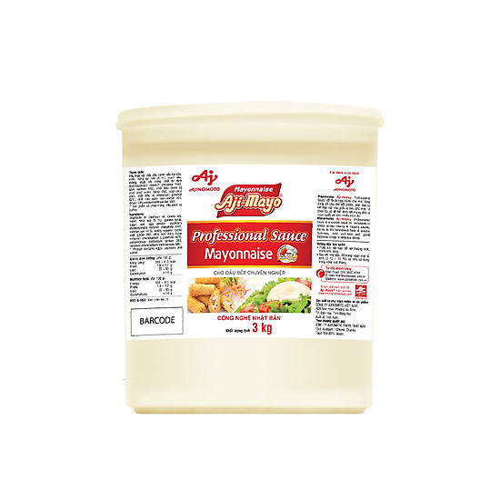 Xốt mayonnaise aji-mayo professional sauce 3kg - ảnh sản phẩm 3