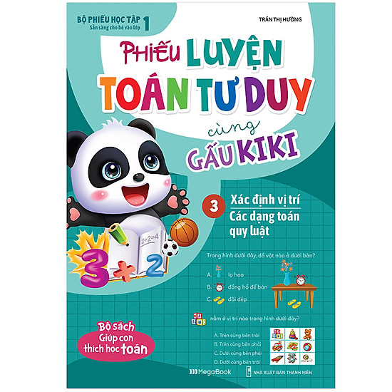 Phiếu luyện toán tư duy cùng gấu kiki 3. xác định vị trí - ảnh sản phẩm 1