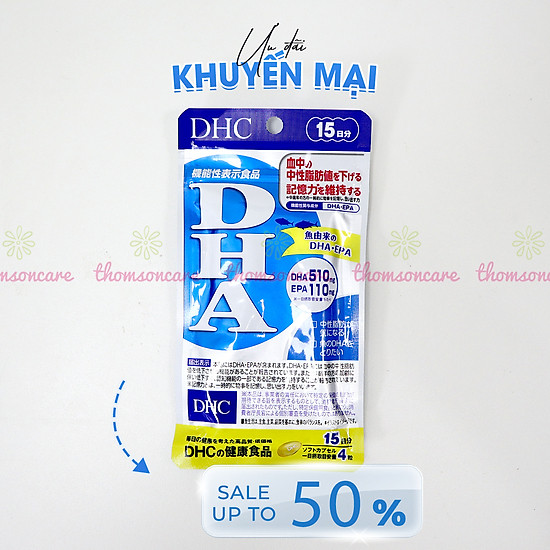 Viên uống bổ não dhc - bổ sung dha từ dầu cá tự nhiên, tăng cường trí não - ảnh sản phẩm 5