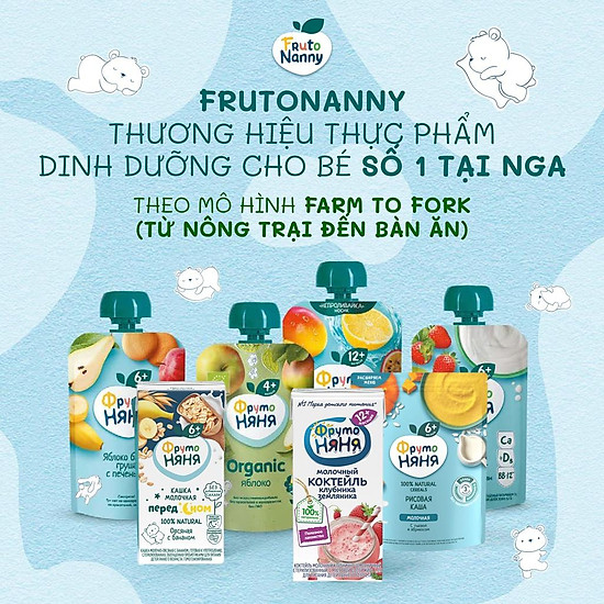 Bánh quy ăn dặm frtuonanny organi vị yến mạch, ngon bổ dưỡng - không gmo - ảnh sản phẩm 6