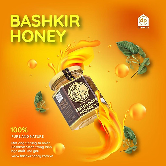 Mật ong rừng tự nhiên bashkir honey cao cấp từ nga - 2 lọ - ảnh sản phẩm 2