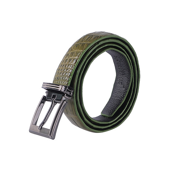 Thắt Lưng Nữ Da Cá Sấu Huy Hoàng HT5206 - Xanh Rêu 