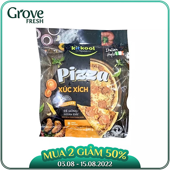 Pizza xúc xích phô mai kitkool 140g - ảnh sản phẩm 1