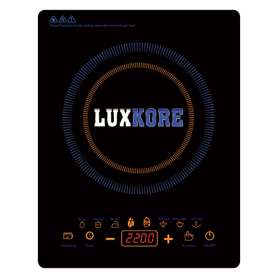 Bếp Điện Từ Đơn Luxkore S43 + Tặng 1 Nồi Inox Nắp Kính Đa Năng ...
