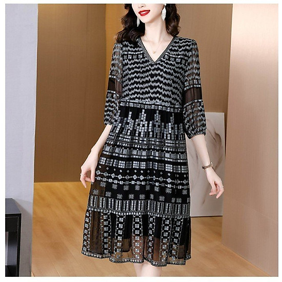 Đầm thun suông bigsize phối nón Quảng Châu cao cấp váy đi chơi dạo phố  thương hiệu thời trang D&R D101 - Tìm Voucher