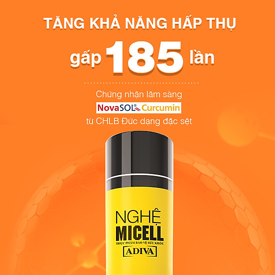 Nghệ micell adiva - thực phẩm bảo vệ sức khỏe 30 viên hộp - ảnh sản phẩm 6