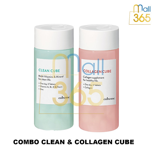 Combo clean & collagen cube - sản phẩm của tập đoàn amorepacific - ảnh sản phẩm 1