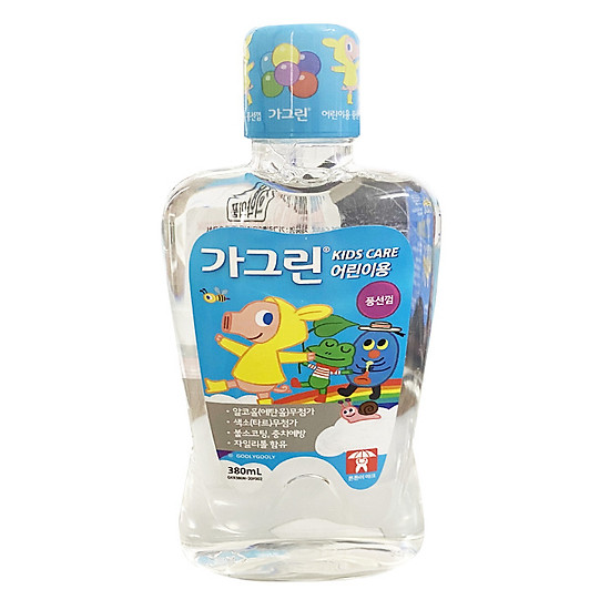 Nước súc miệng trẻ em hương trái cây dental care gargle garglin for kids - ảnh sản phẩm 1