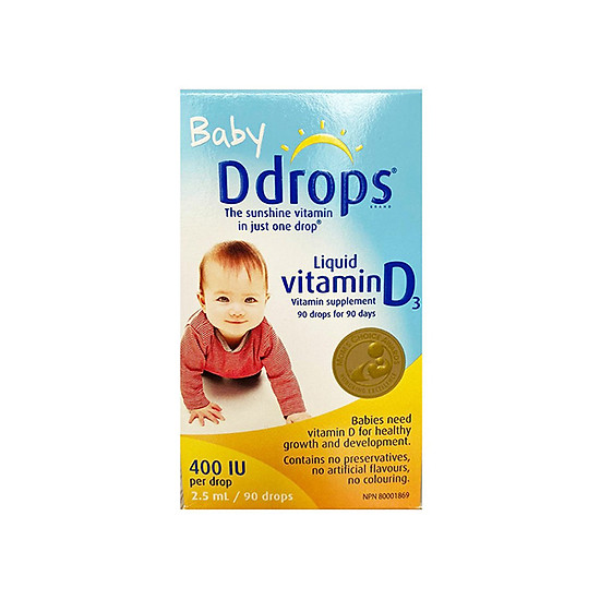 Vitamin d3 baby ddrops 0-12m - ảnh sản phẩm 1