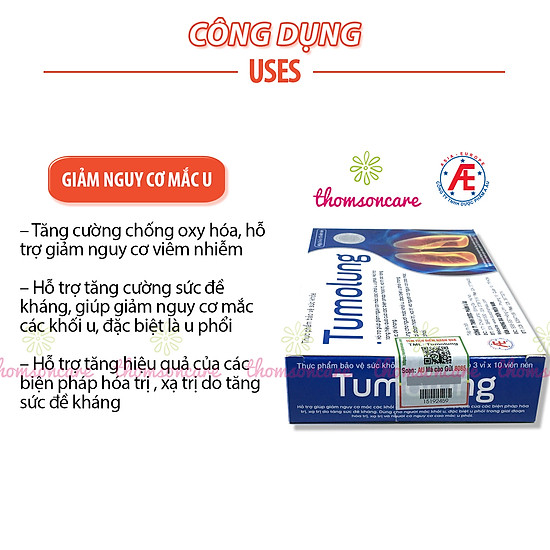 Tumolung - tăng cường sức đề kháng, chống oxy hóa - ảnh sản phẩm 5