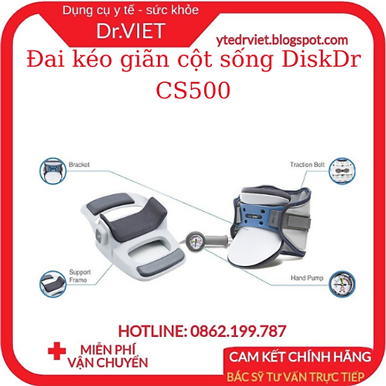 Đai kéo giãn cột sống cổ diskdr. cs500 hàn quốc - hỗ trợ cột sống - ảnh sản phẩm 7