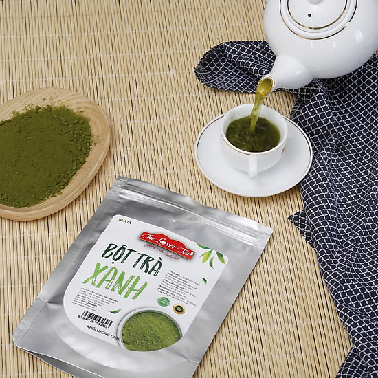 Bột trà xanh the lover tea 100g - làm bánh, pha trà, đắp mặt - ảnh sản phẩm 5