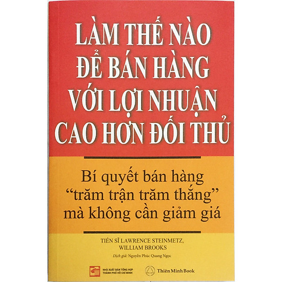 Làm thế nào để bán hàng với lợi nhuận cao hơn đối thủ (tặng kèm 1 bookmark ngẫu nhiên)