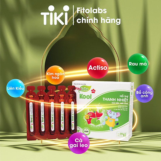 Siro fitolabs kool giúp thanh nhiệt, giải độc, mát gan - ảnh sản phẩm 2