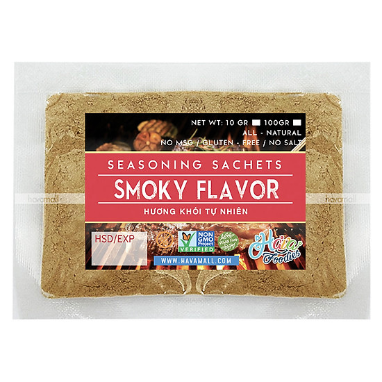 Hương khói tự nhiên havafood gói 100g smoky flavor - ảnh sản phẩm 1