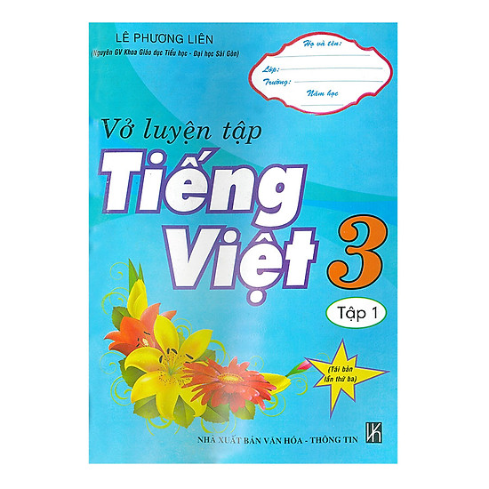 

Vở Luyện Tập Tiếng Việt 3 - Tập 1