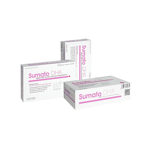 Thực phẩm chức năng bổ sung vitamin dành cho bà bầu sumato dha - ảnh sản phẩm 2