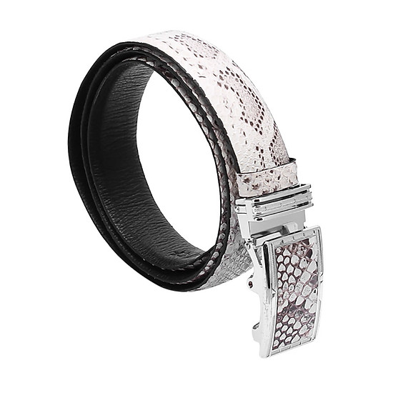 Thắt Lưng Nam Da Trăn Huy Hoàng HT4305 - Trắng 