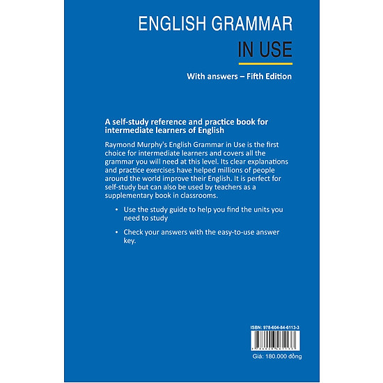 Ngữ pháp tiếng anh thường dùng trình độ trung cấp english grammar in use - ảnh sản phẩm 1