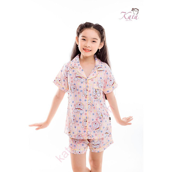 Bộ pijama bé gái kata bg-09, bộ bé gái, có đủ size màu - ảnh sản phẩm 1