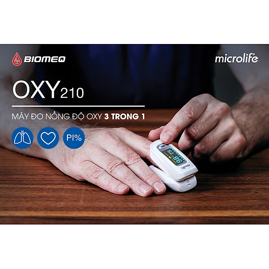 Máy đo nồng độ oxy spo2 và nhịp tim microlife oxy210 oxy 210 -vt0949 - ảnh sản phẩm 8