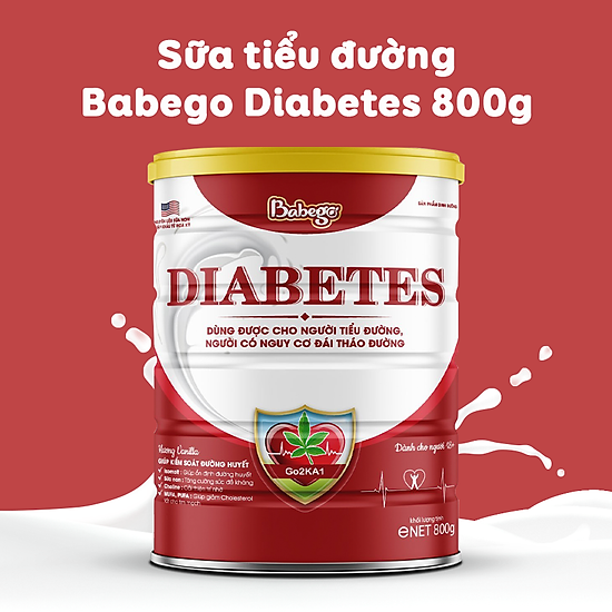 Sữa tiểu đường babego diabetes 800g - ảnh sản phẩm 1