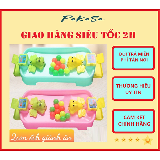 Đồ chơi ếch ăn bi , trò chơi vận động cho bé pakasa - hàng chính hãng - ảnh sản phẩm 1