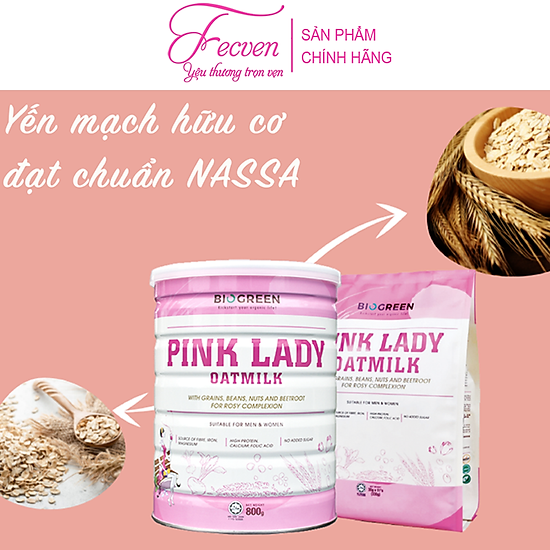 Sữa yến mạch biogreen pink lady oat milk - không đường - giàu vitamin - ảnh sản phẩm 10