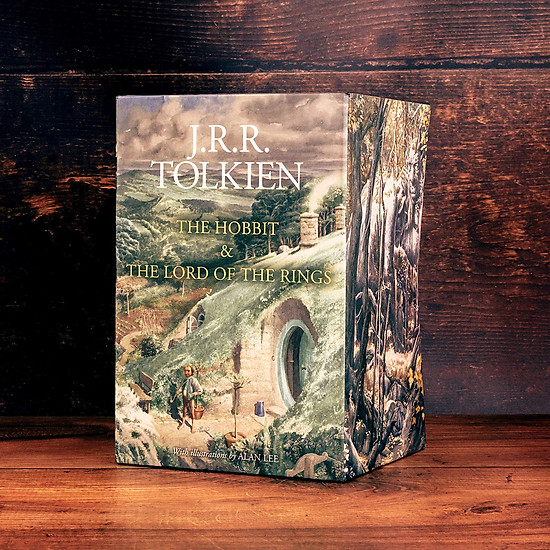 The hobbit & the lord of the rings boxed set hardcover illustrated - ảnh sản phẩm 3