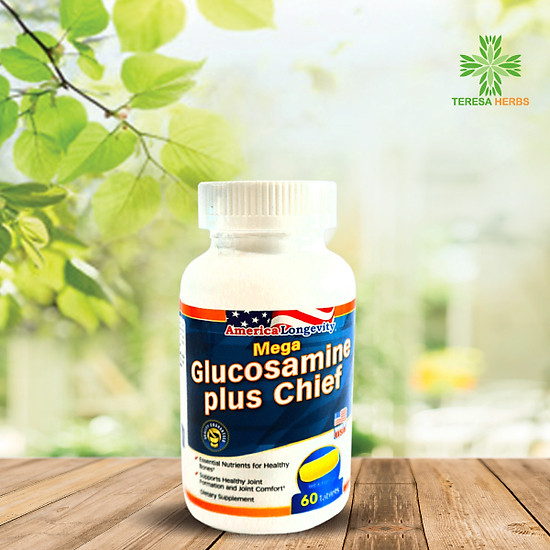 Viên uống hỗ trợ xương khớp glucosamine cao cấp glucosamine plus chief - ảnh sản phẩm 1