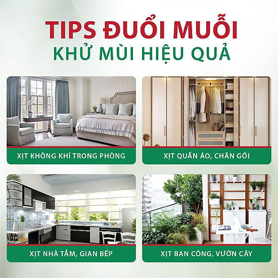 Bình xịt phòng tinh dầu sả chanh, oải hương, bạc hà đuổi muỗi, côn trùng - ảnh sản phẩm 6