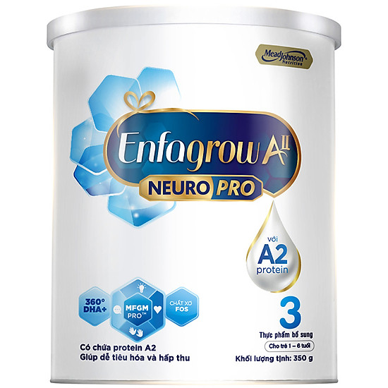 Sữa bột enfagrow a2 neuropro 3 cho trẻ từ 1 - 6 tuổi 350g - ảnh sản phẩm 1