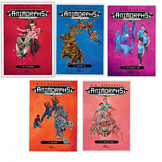 

ANIMORPHS - NGƯỜI HÓA THÚ - ( TẬP 5-10 ) - tặng kèm bookmark Aha