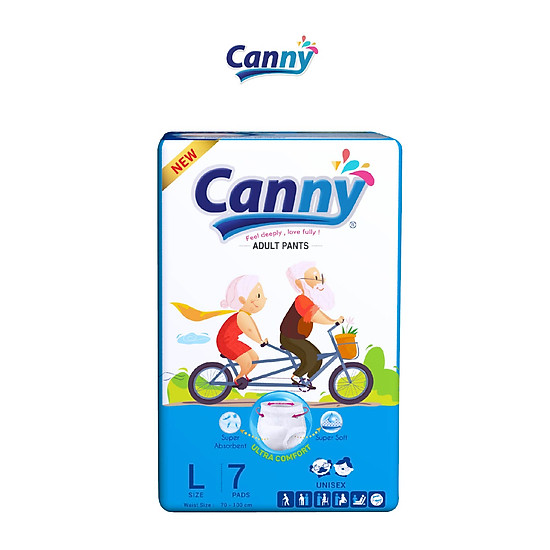 Tã quần người lớn siêu thấm canny size l 7 miếng - ảnh sản phẩm 1