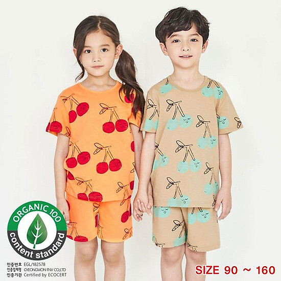 Đồ bộ ngắn tay mặc nhà cotton mịn cho bé trai u3048 - unifriend hàn quốc - ảnh sản phẩm 2