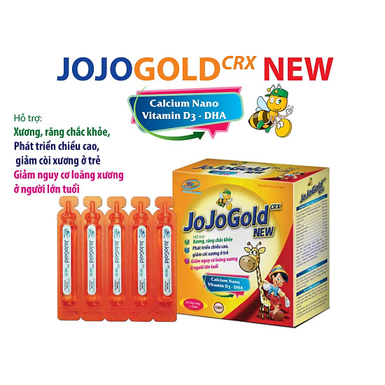 Siro bổ sung canxi hữu cơ, canxi nano jojogold - hỗ trợ trẻ nhanh mọc răng - ảnh sản phẩm 1
