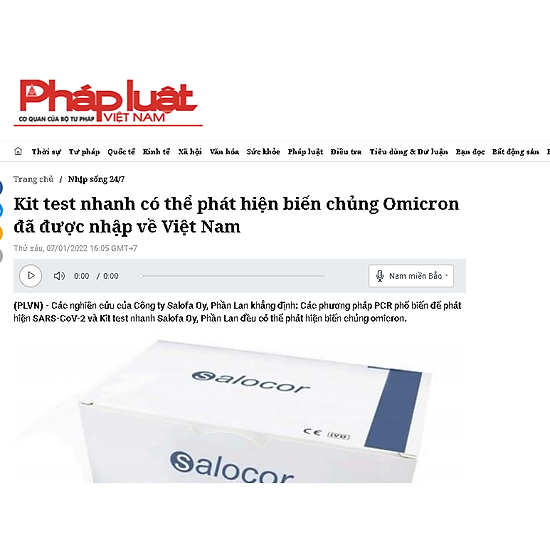 Combo 2 kit test covid 19 tại nhà salocor phần lan đã được bộ y tế cấp - ảnh sản phẩm 3