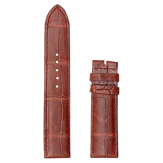 Dây Đồng Hồ Da Cá Sấu Size Lớn Huy Hoàng HT8207 - Nâu Đỏ ...
