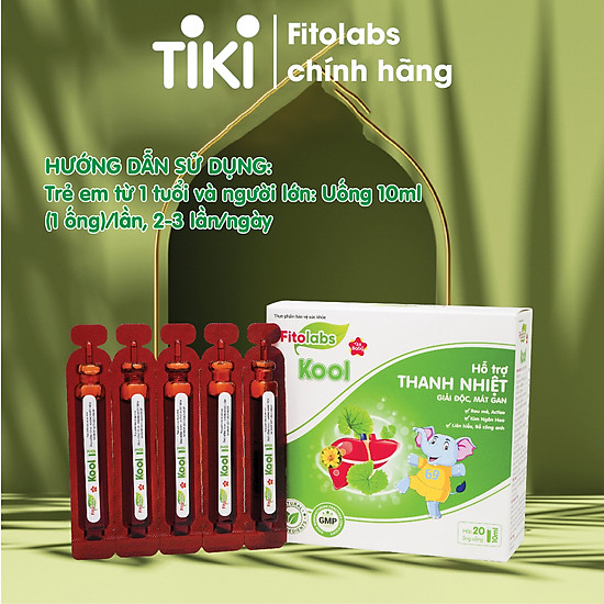 Siro fitolabs kool giúp thanh nhiệt, giải độc, mát gan - ảnh sản phẩm 4