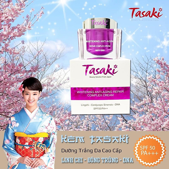 Kem tasaki tím ngừa lão hóa - xóa thâm nám - whitening anti - ảnh sản phẩm 2