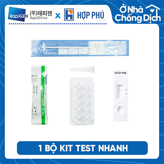 Bộ kit test - xét nghiệm nhanh covid-19 ag biocredit- hàn quốc 1 bộ lẻ - ảnh sản phẩm 1