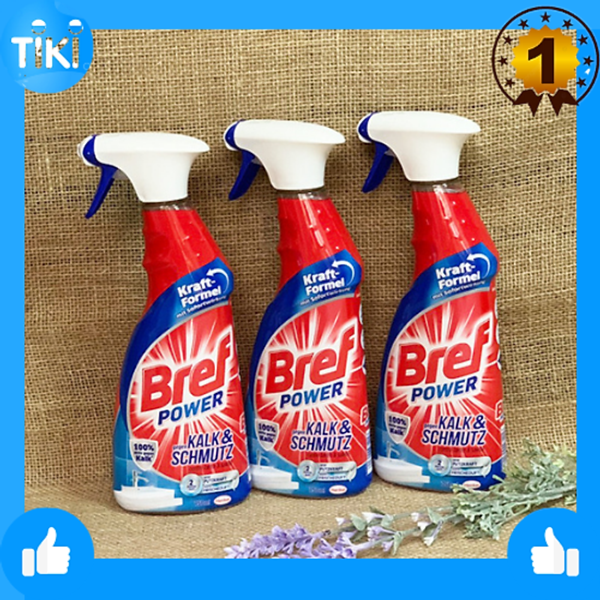 Dung dịch xịt tẩy nhà tắm đa năng bref 750ml - ảnh sản phẩm 3