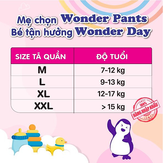 Tã quần diapex wonder pants size m - 22 gói trung - ảnh sản phẩm 3